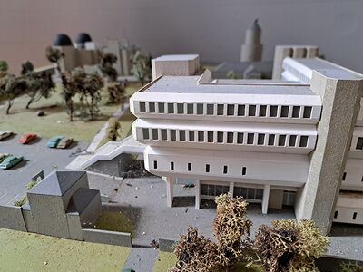 Architectural model of the Proudman Oceanographic Laboratory, in the HECS archive
